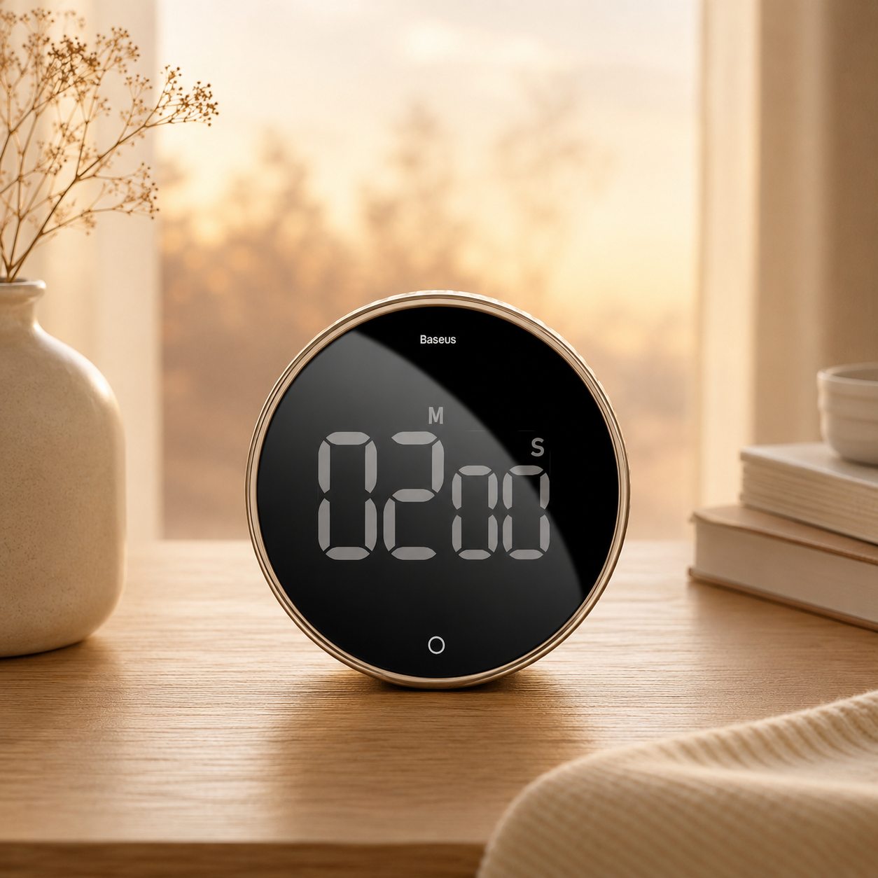Deep Drift focus timer with digital display for productivity and morning routines
