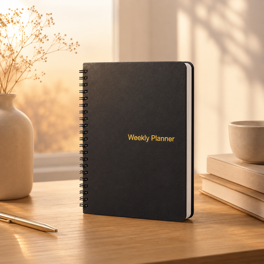 Deep Drift weekly planner for productivity, goal setting and morning routines